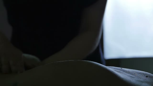 Masseuse Doing Massage Close-up