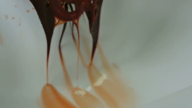 With Hair Dripping Paint In The Sink Close-up