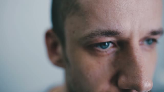 Face Of A Man Close-up