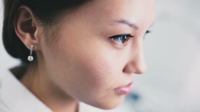 Face Of A Girl Close-up