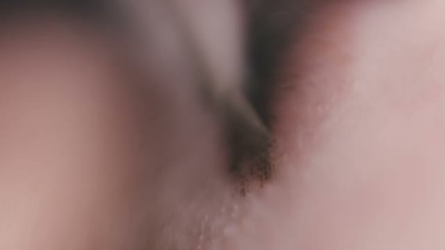 Master Does Tattoo Of Eyebrows Close-up