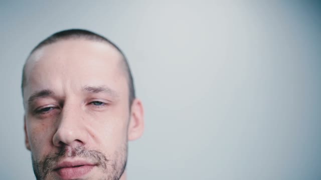 Face Of A Man Close-up