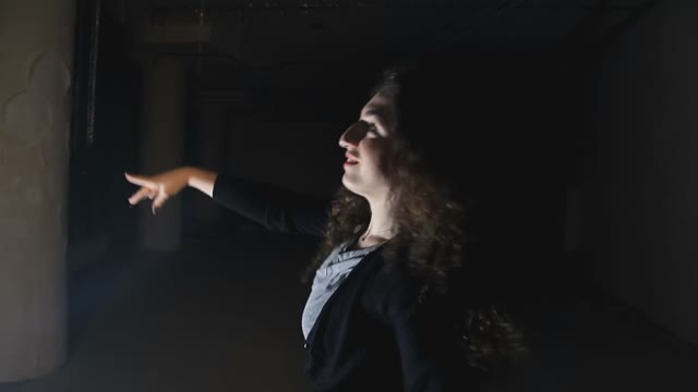 Girl Repeats Movements