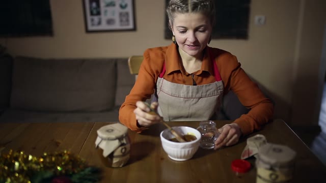 Woman And Honey