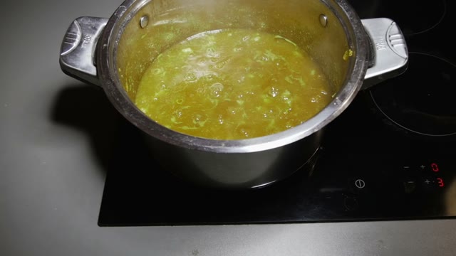 Pumpkin Soup On The Stove