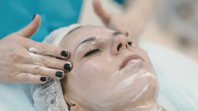 Face Treatment With Quality Spa Creams