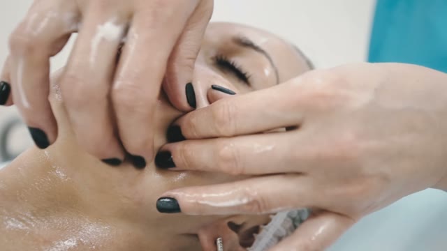 Woman Doing A Splendid Spa Massage