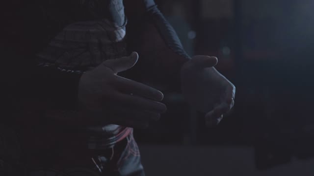 Man Claps His Hands