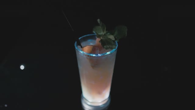 Orange Cocktail Is On The Table
