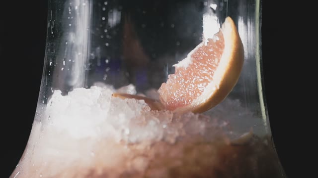 Orange Slices In A Shisha Flask