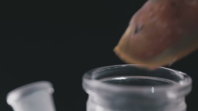 Man Puts Fruit In A Shisha Flask