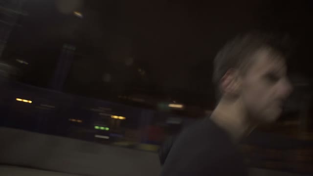 Young Guy Learns To Dance On The Street
