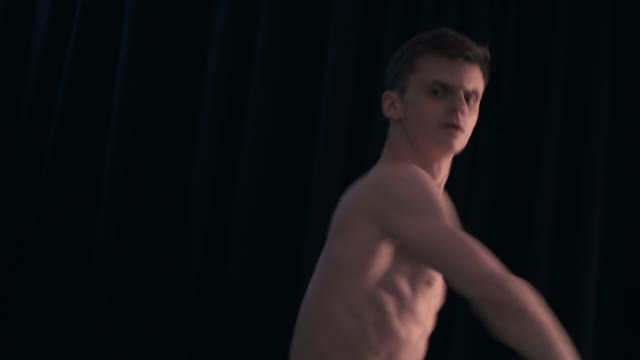 Dancer Is Spinning In The Dark