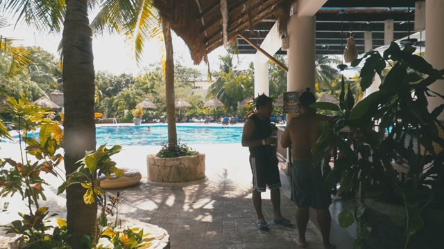 Recreation Area For Tourists With Pool