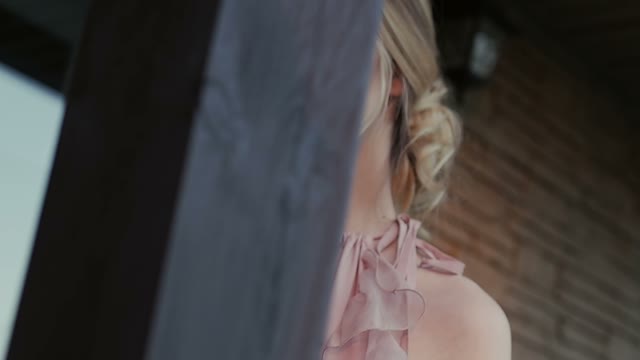 Girl Looking Away And Smiling