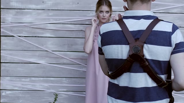 Photographer Talks To The Model