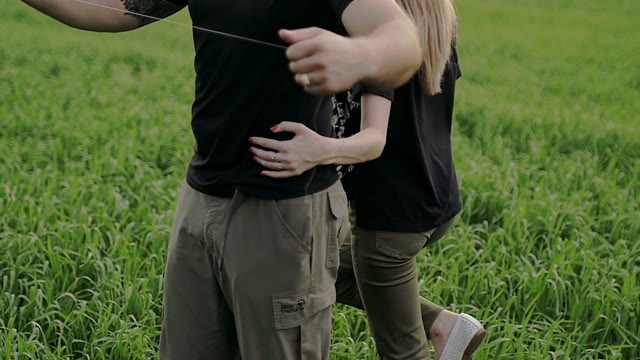 Girl Circumnavigates Around The Guy
