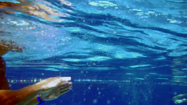 Swimmer Swims Breaststroke