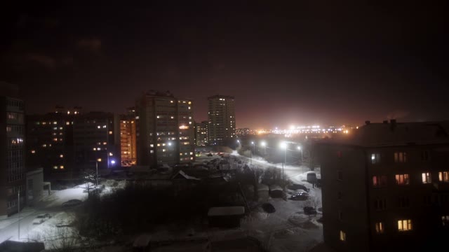 In The Windows Of Houses The Light Is On