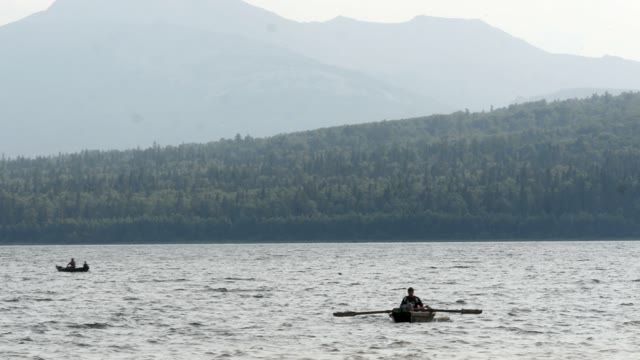 Boats Swim In The Lake