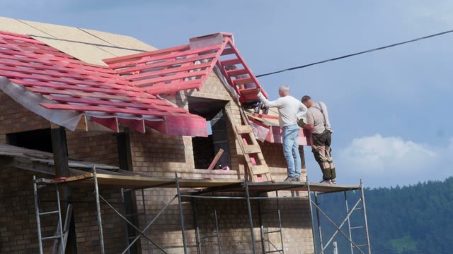 Men Repair The Roof