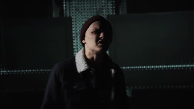 Guy Actively Reads Rap