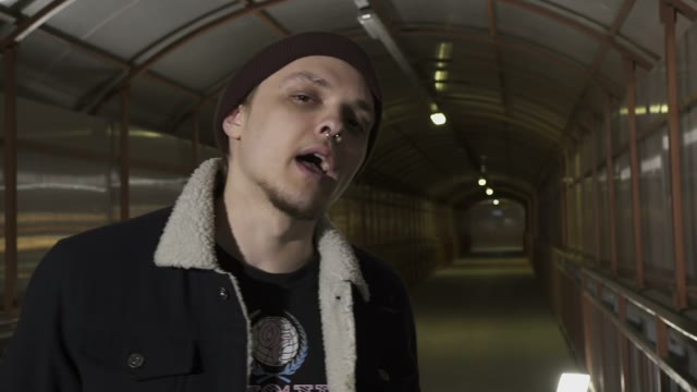 Rapper Reads Rap And Looks Cam