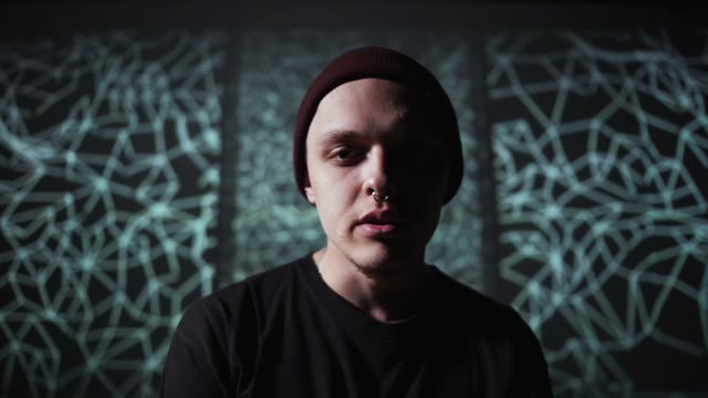 Young Guy Reading Rap