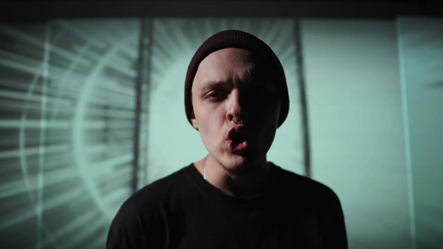 Guy Reads Rap And Falls