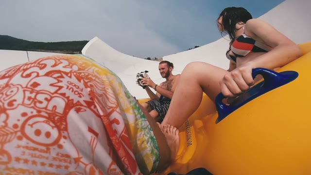 Friends Rolling Down On A Blackboard