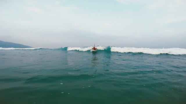 Guy Learns Surf