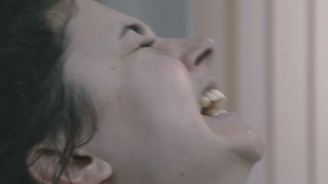 Girl Screams In Pain At Childbirth