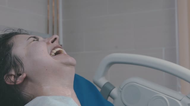 Woman Screams And Gives Birth